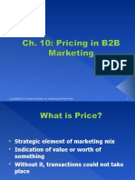Pricing in B2B