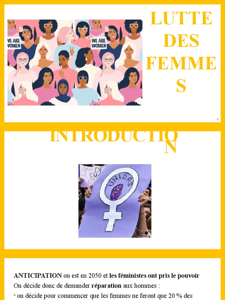 La Lutte Des Femmes | PDF | Études des genres | Féminisme