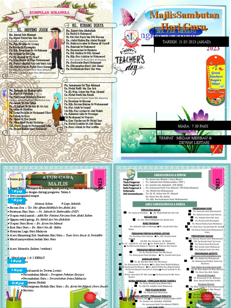 Buku Program Hari Guru 2023 | PDF