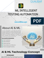 AI & ML Intelligent Test Automation - Qualibar