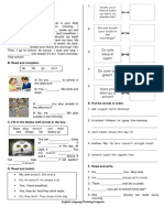 Unit 2 - Paper 4 (Grade 2)