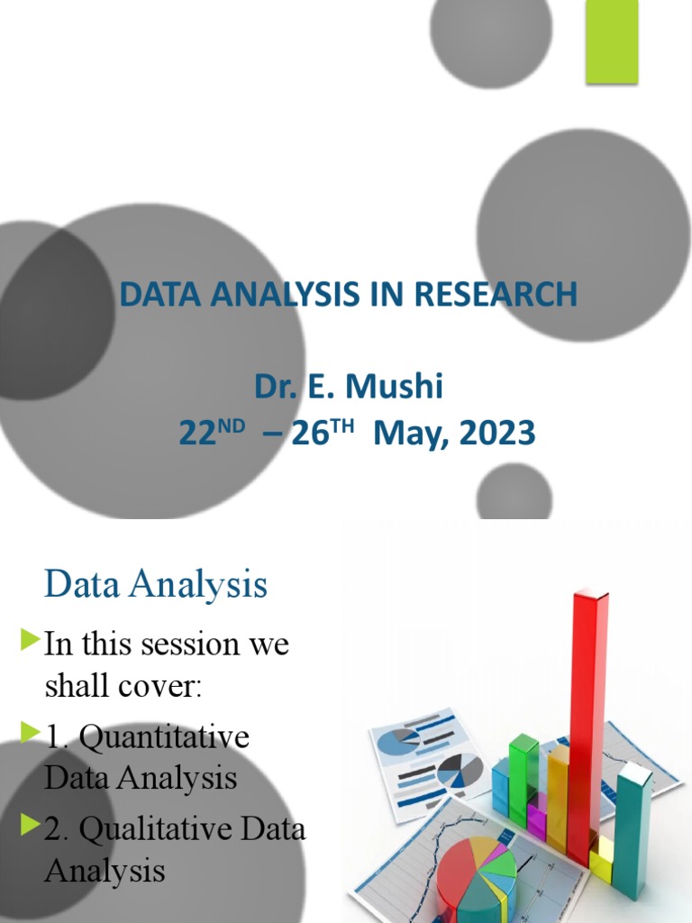 Notes On Data Processing, Analysis, Presentation | PDF