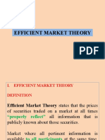 4.efficient Market Theory