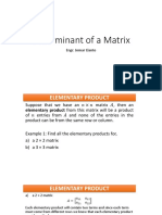 Determinant of A Matrix (Part 1)