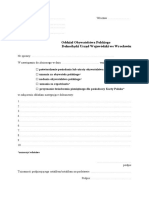 Zalaczenie Dodatkowych Dokumentow Do Wniosku - Formularz