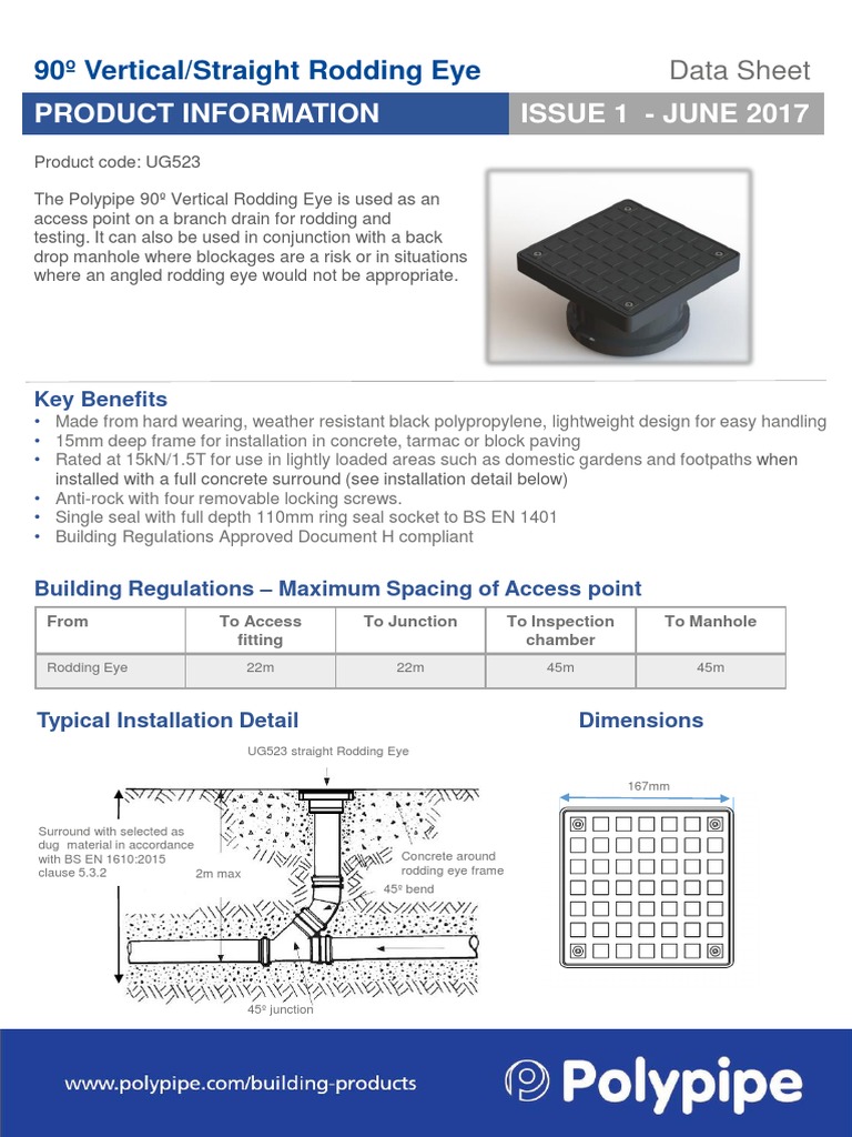 polypipe-90-vertical-rodding-eye-data-sheet-pdf-technology
