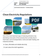 Clean Electricity Regulations - Canada - Ca