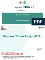 RTL Orientasi SIHA 2.1 Jawa Barat 24 - 28 Juli 2023