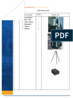 Daftar Alat Site Visit TJB