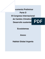 Documento Preliminar - Parte D: 3er Congreso de Cambio Climático y Desarrollo Sustentable