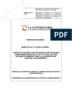 CONCURRENTE Versión Integrada - Directiva Interna Ley 31358