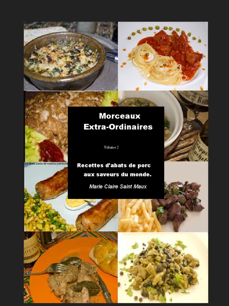 Cuisineabats de porc. Morceaux extra ordinaires sauce Persil