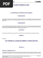 Ley Lavado Dinero | PDF | Derecho penal | Multa (pena)