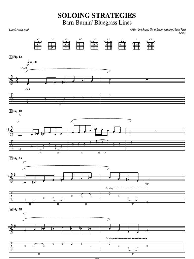 Lesson Guitarbluegrass Soloing