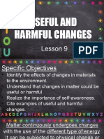 Grade 4 - Lesson 9 - Useful and Harmful Changes