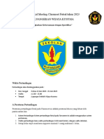 Technical Meeting Classmeet Futsal Tahun 2023