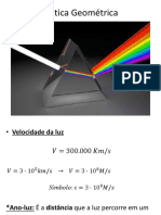 Aula 2 e 3 Velocidade Da Luz e Câmara Escura