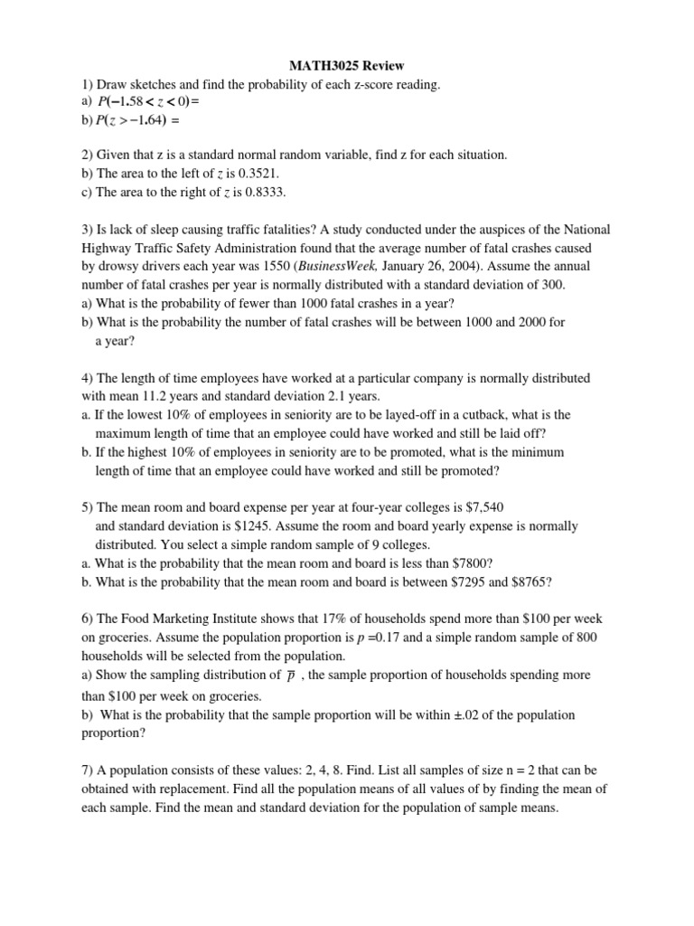 Test 1 Review Modeling Equations Pdf