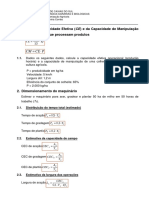 Cálculo Da Capacidade Efetiva e de Manipulação