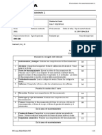 PM Check List L K-250 Scania Diesel