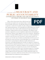 The Bureaucracy and Public Accountability