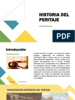 Historia Del Peritaje