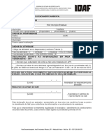 Declaração de Dispensa de Licenciamento Ambiental