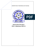 PHD Admission Brochure e