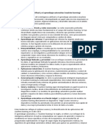 Inteligencia Artificial y El Aprendizaje Automático