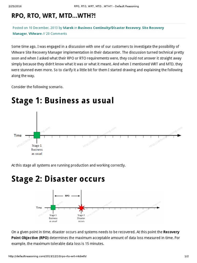 Bia Rpo Rto, WRT MTD WTH | PDF | Business | Technology & Engineering