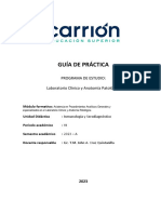 GUIA DE PRACTICA DE Inmunologia y Serodiagnostico 2023