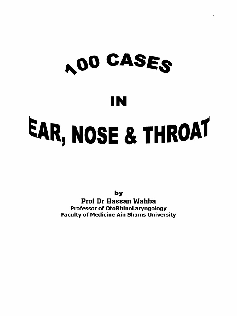 Ent 100 Cases PDF