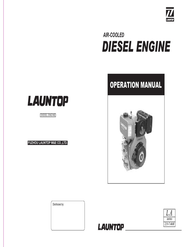 Diesel Engine Manual PDF