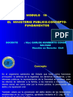 Modulo 16 - El Ministerio Publico-Concepto-Fundamentos - TGP