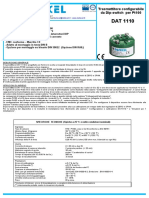 Hoja de Datos Trasductor Para PT100 - Salida 4-20 MA Ed.03-2006 - Rev.02