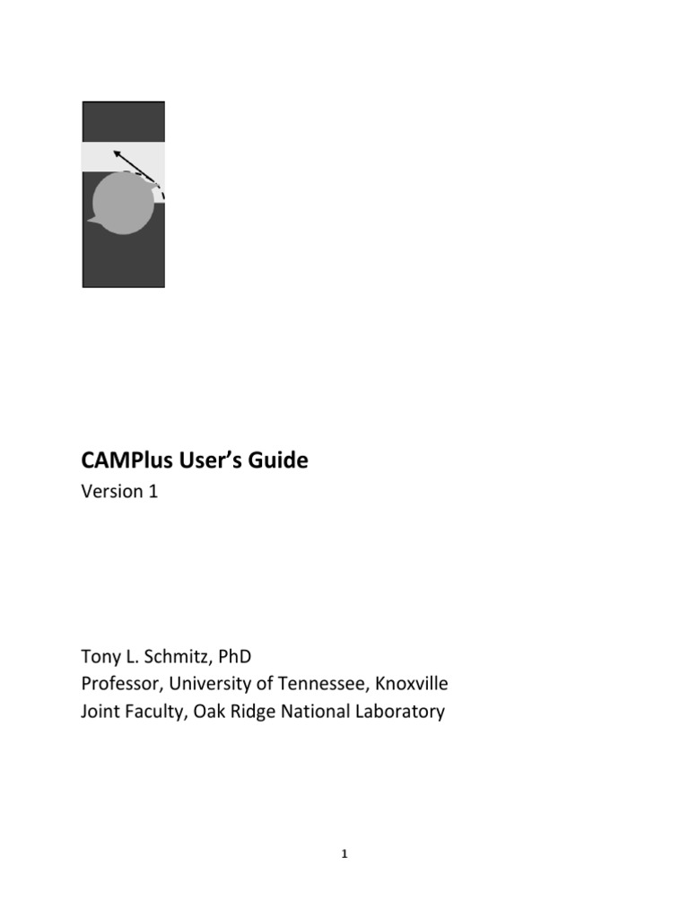 CAMPlus Software User Guide | PDF