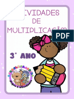 Atividades de Multiplicação 3 Ano