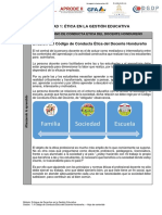 E-1.4 - P - Hoja de Contenido-Código de Conducta Etica Del Docente Hondureño - Incl Infografias - V2