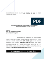 Resposta Acusado Crime Ambiental Principio Insignificancia Bagatela Absolvicao Sumaria Pen pn364 0