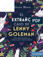 El Extrano Caso de Lenny Goleman - Liliana Blum