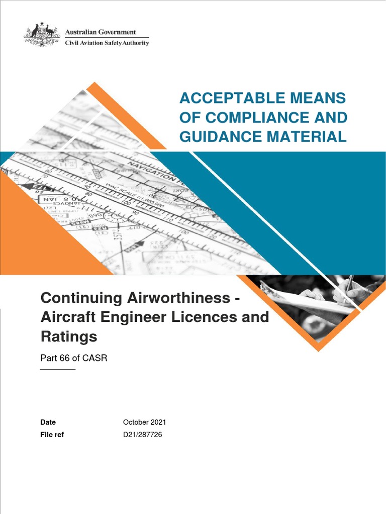 Acceptable Means Compliance Guidance Material Part 66 PDF