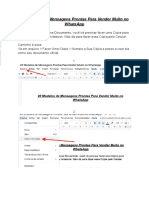 20 Modelos de Mensagens Prontas para Vender Muito No WhatsApp PDF