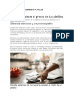 Manual Costeos de Platillos