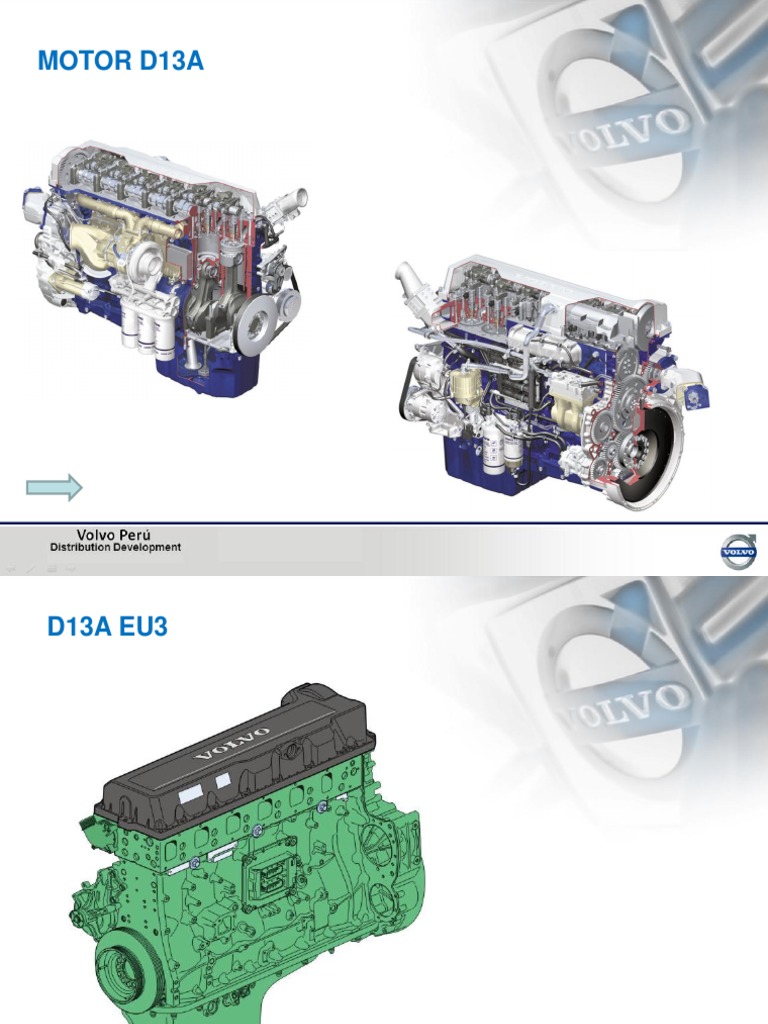 Manual del Motor Volvo D13A | PDF | Motores | Propulsión