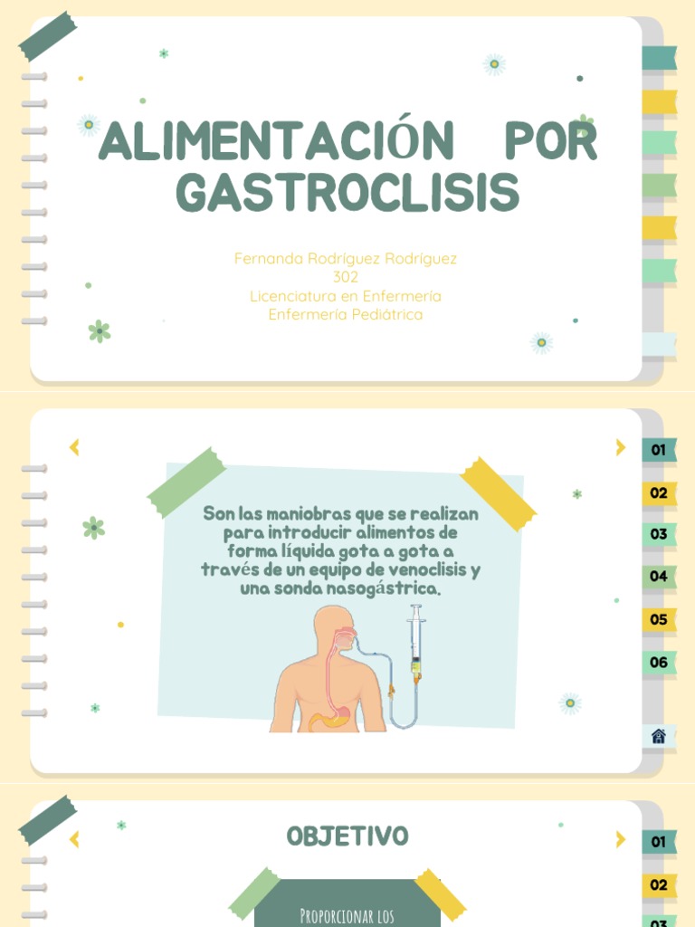 Alimentación Por Gastroclisis | PDF | Cuidado de la salud | Medicina