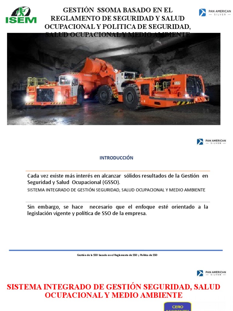 Gestión de Seguridad y Salud Ocupacional | PDF | Seguridad y salud ...