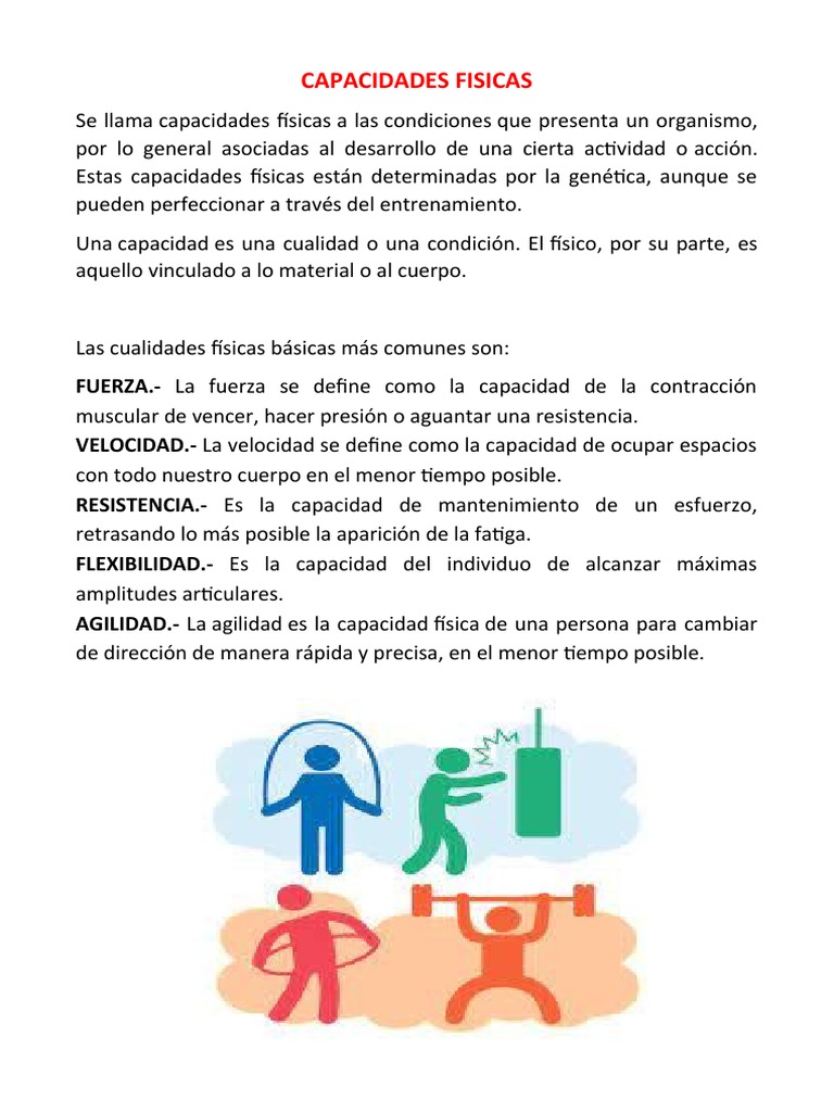 7-Capacidades Fisicas | PDF