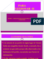 Para Reflexionar - II La Fuente de La Vida