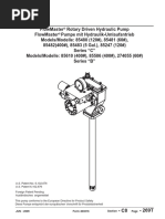 Lincoln FlowMaster Rotary Driven Pump Manual Parts Repairs Breakdown 270691