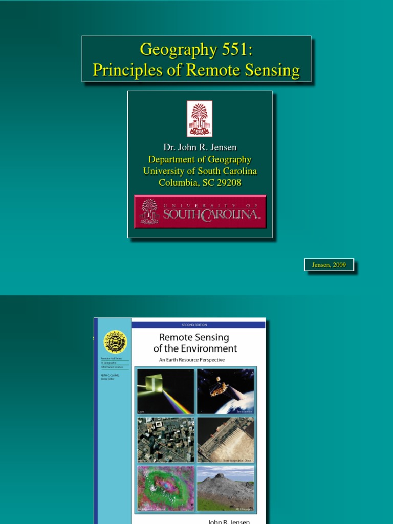 Principles of Remote Sensing JENSEN 2009 PDF Infrared Image
